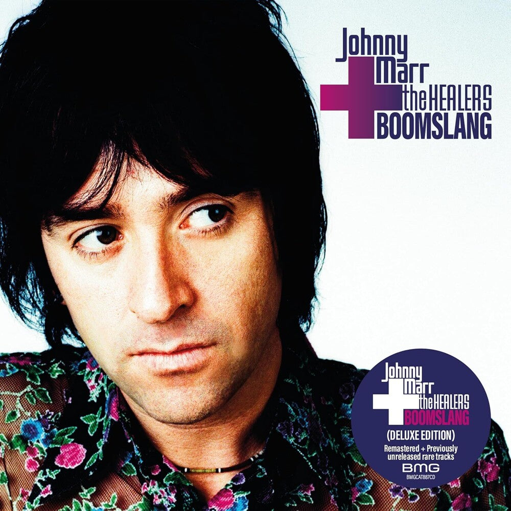the album cover for Johnny Marr - Boomslang