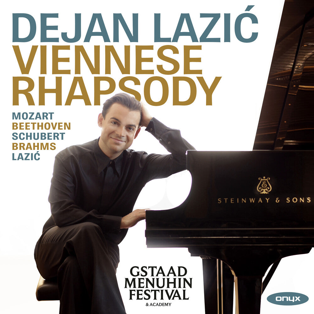 the album cover for Dejan Lazic - Viennese Rhapsody