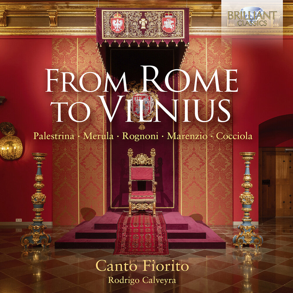 the album cover for Anerio / Caro / Cocciola - From Rome To Vilnius