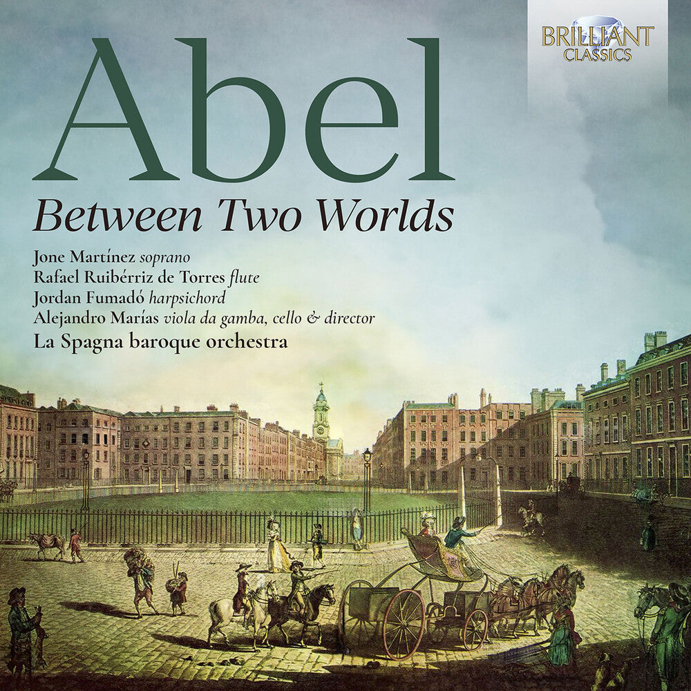 the album cover for Abel / Martinez / Marias - Between Two Worlds - Orchestral Music