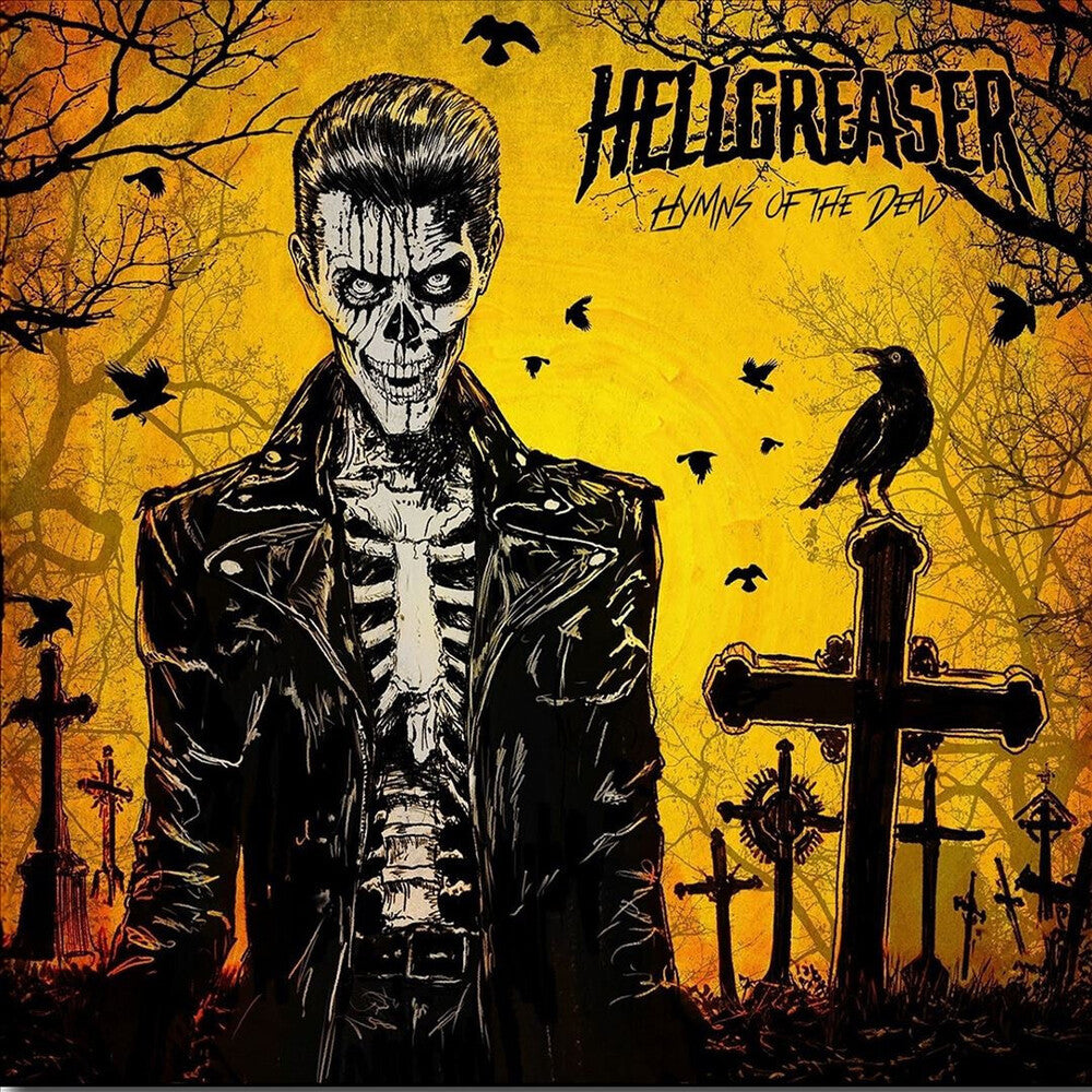 the album cover for Hellgreaser - Hymns Of The Dead (Uk)