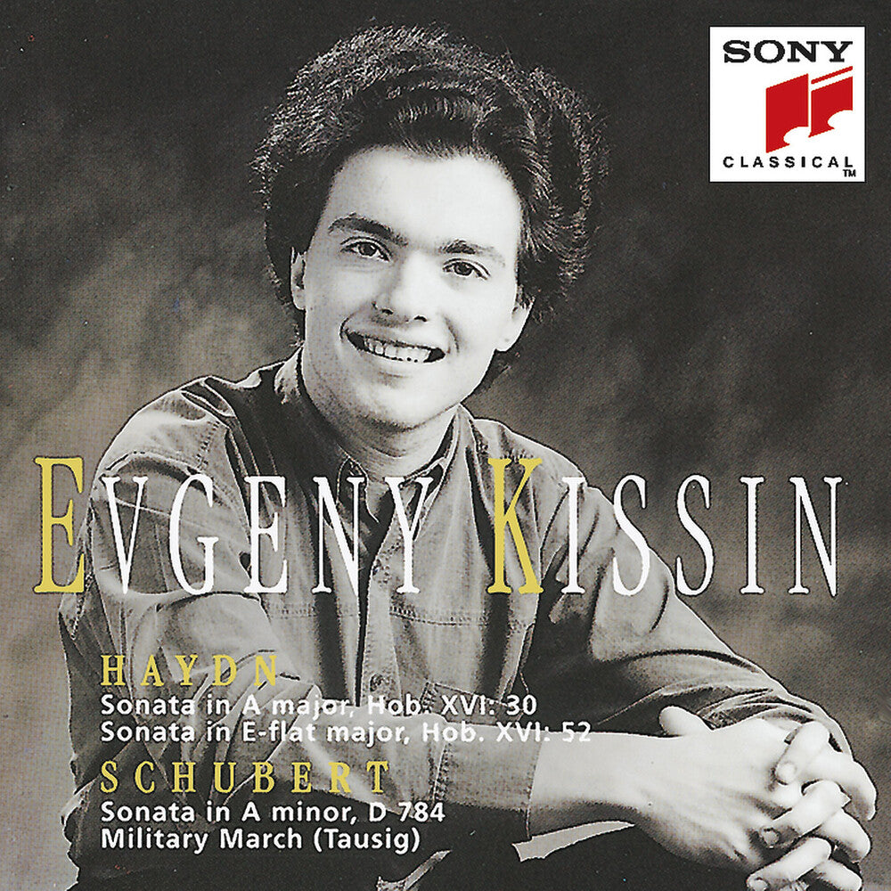 the album cover for Evgeny Kissin - Piano Sonatas