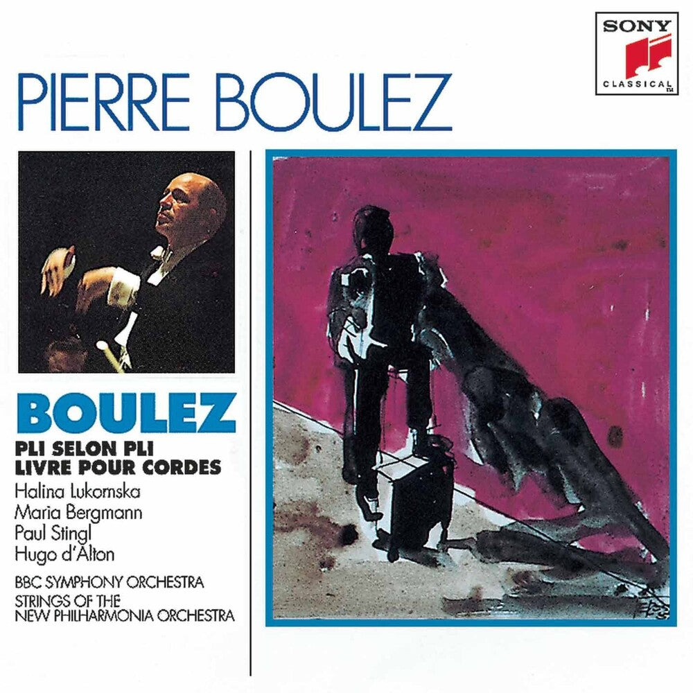 the album cover for Pierre Boulez - Boulez: Pli selon pli - Livre pour corder - Boulez