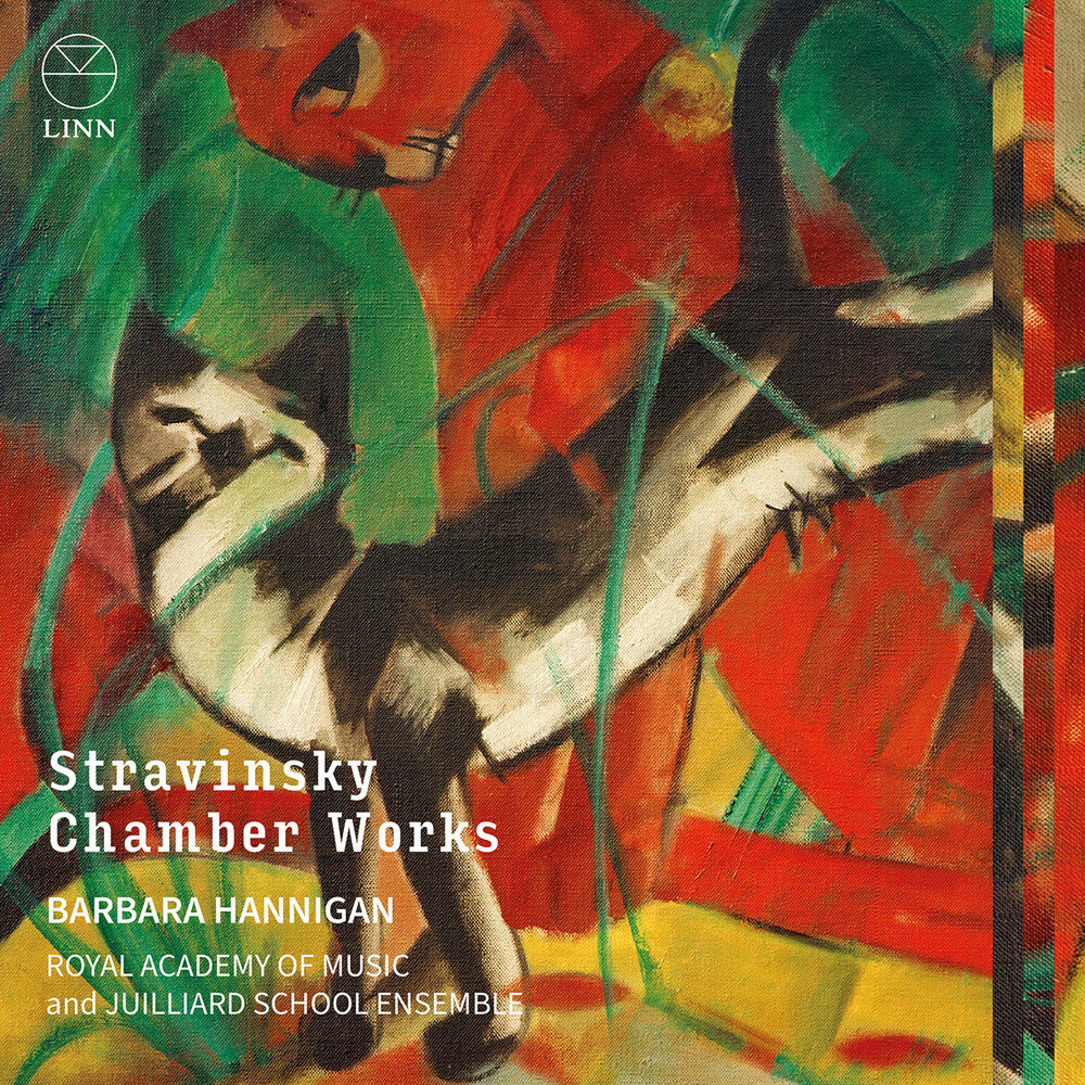 the album cover for Stravinsky / Hannigan / Royal Academy Of Music - Chamber Works