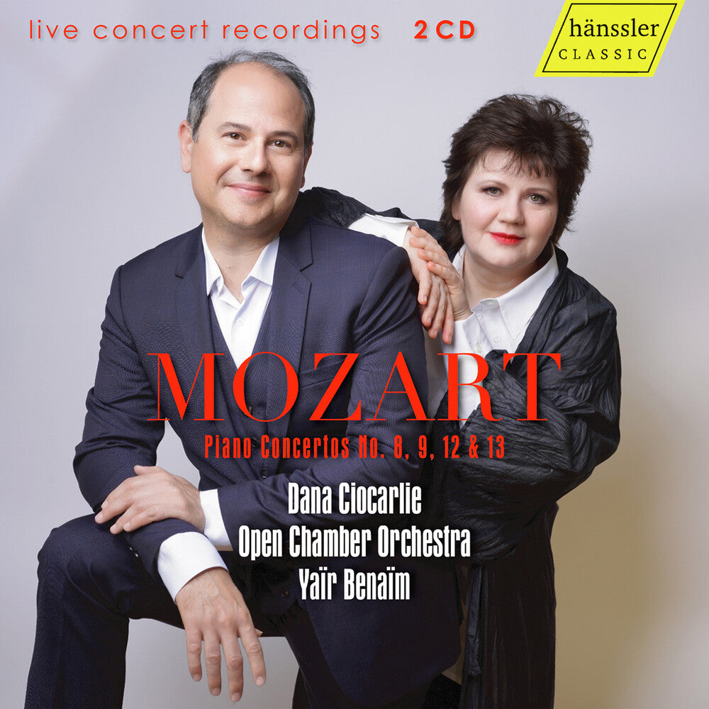 the album cover for Mozart / Ciocarlie / Open Chamber Orchestra - Piano Concertos