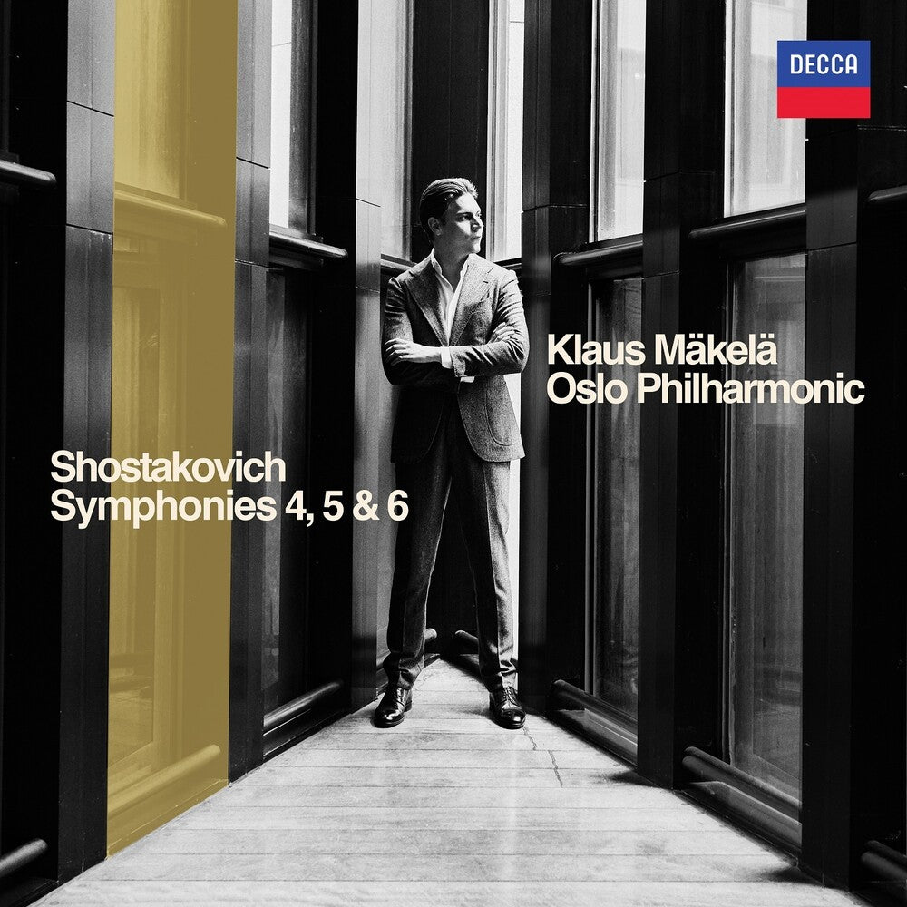 the album cover for Shostakovich / Klaus Makela / Oslo Philharmonic - Shostakovich: Symphones 4 5 & 6