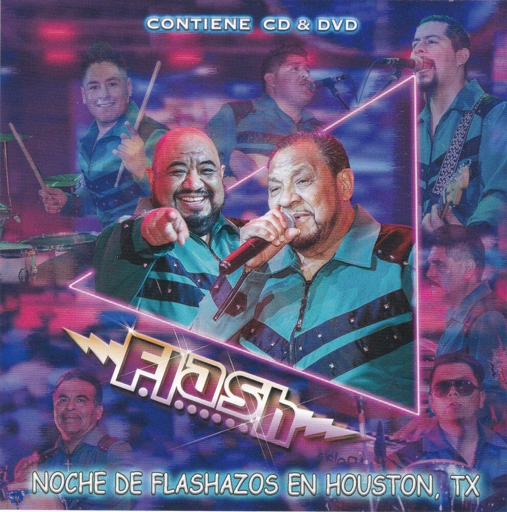 the album cover for Grupo Flash - Noche De Flashazos En Houston Tx