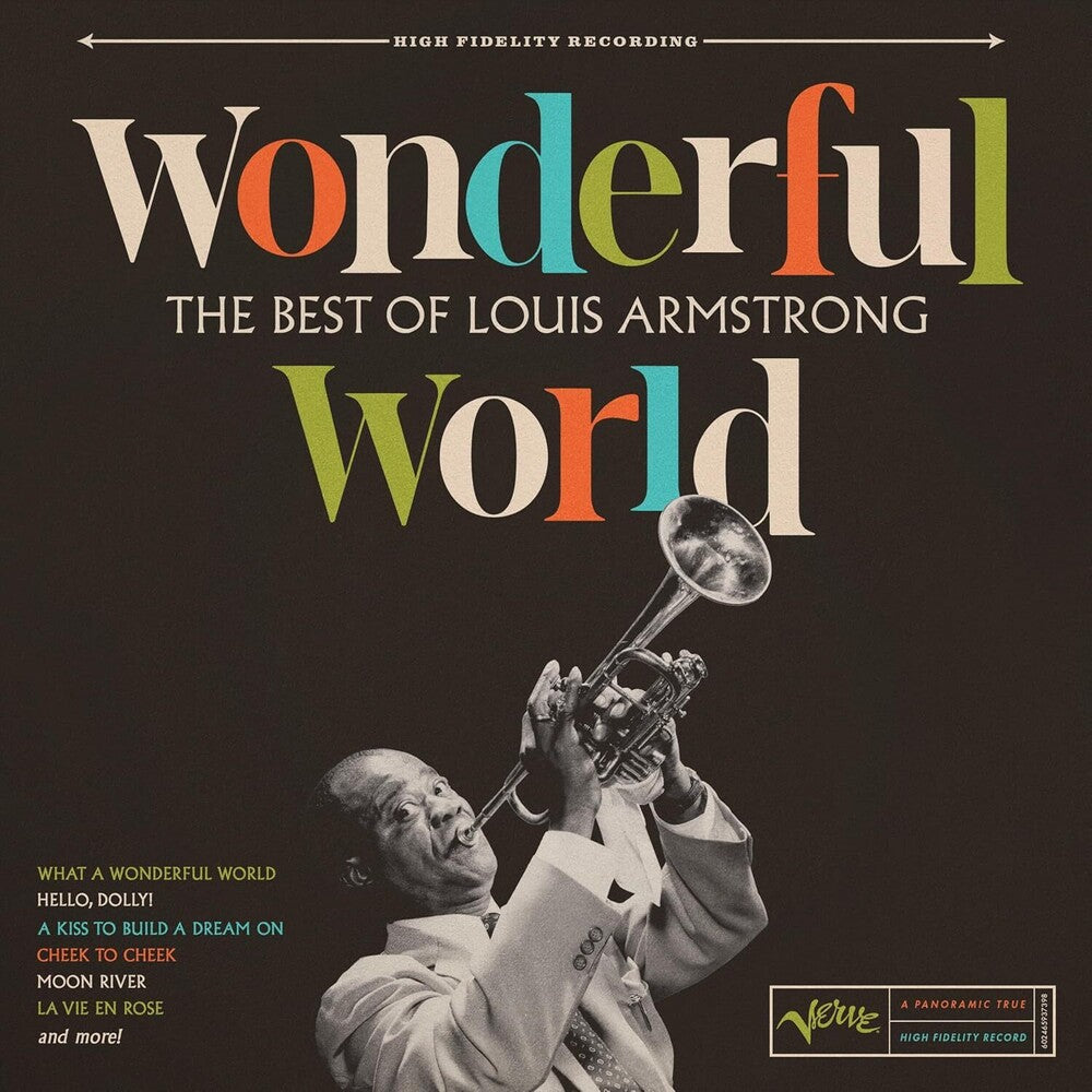 the album cover for Unknown Artist - Wonderful World: The Best Of Louis Armstrong