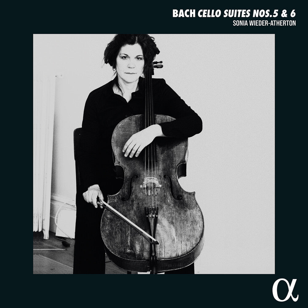 the album cover for J Bach .S. / Wieder-Atherton - Cello Suites Nos. 5 & 6