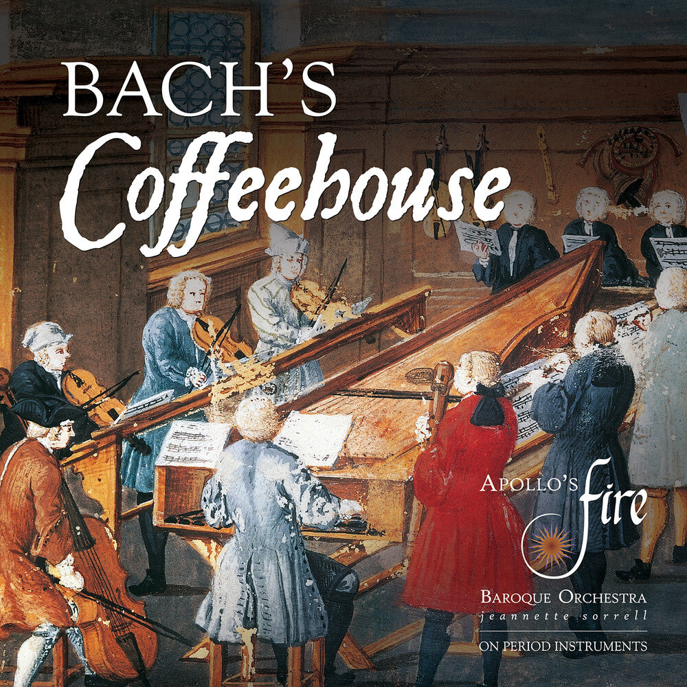 the album cover for Bach.J.S. / Vivaldi / Telemannn / Sorrell - Bach's Coffeehouse