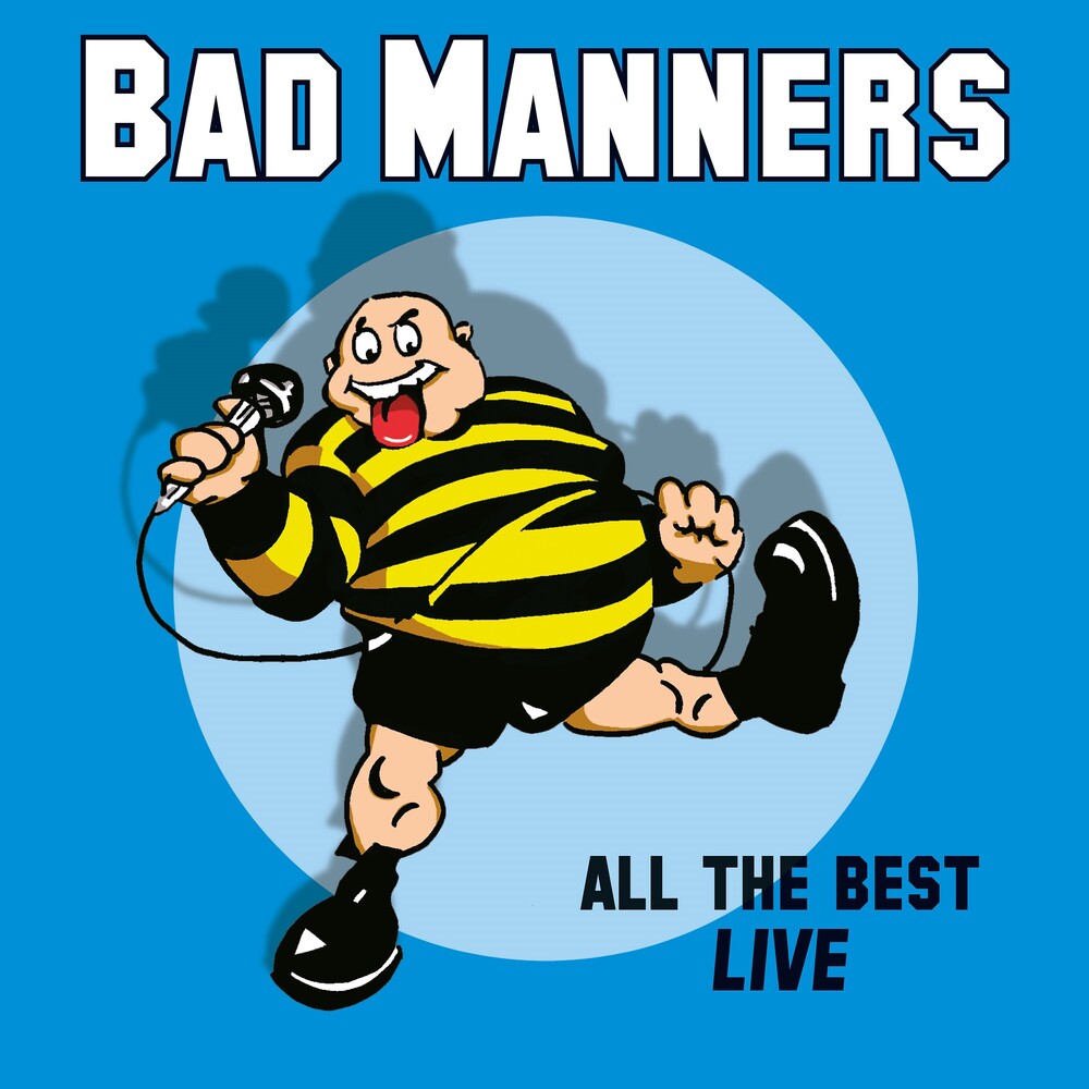 the album cover for Bad Manners - All The Best Live