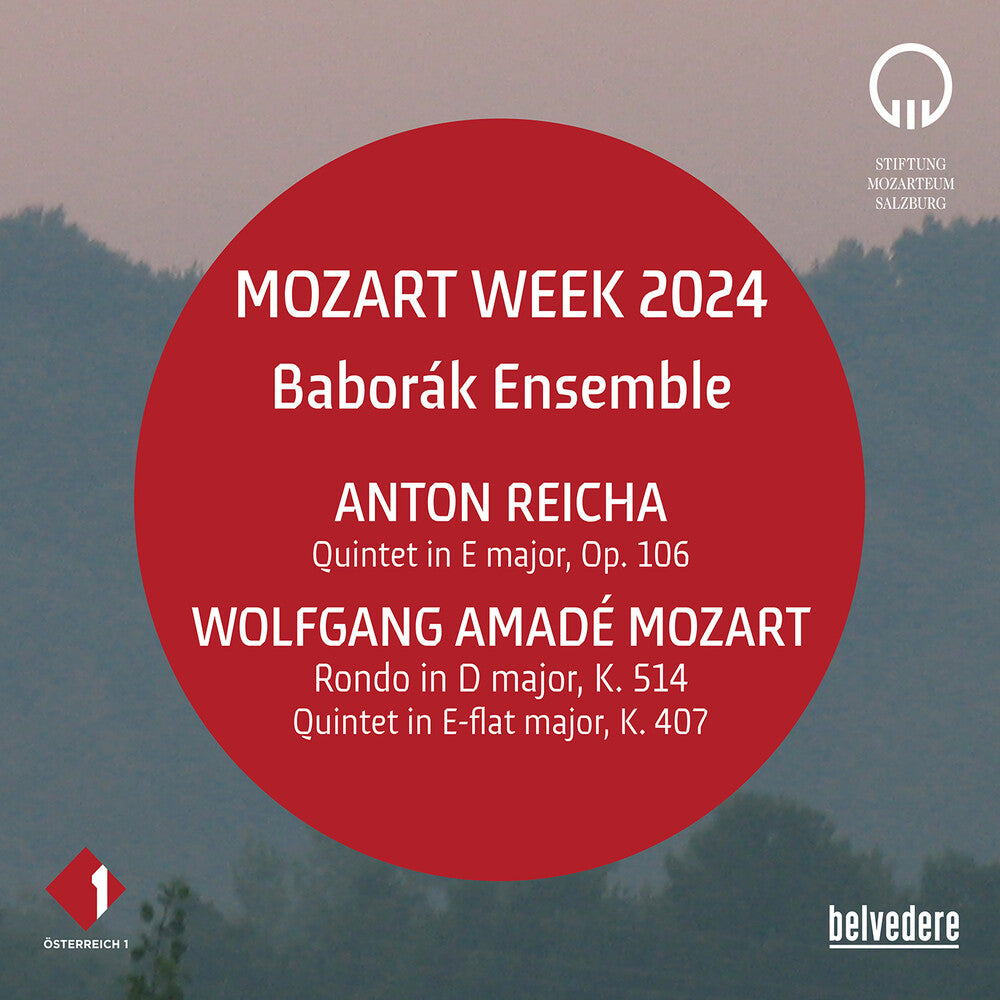 the album cover for Mozart / Reicha / Baborak Ensemble - Mozart Week 2024