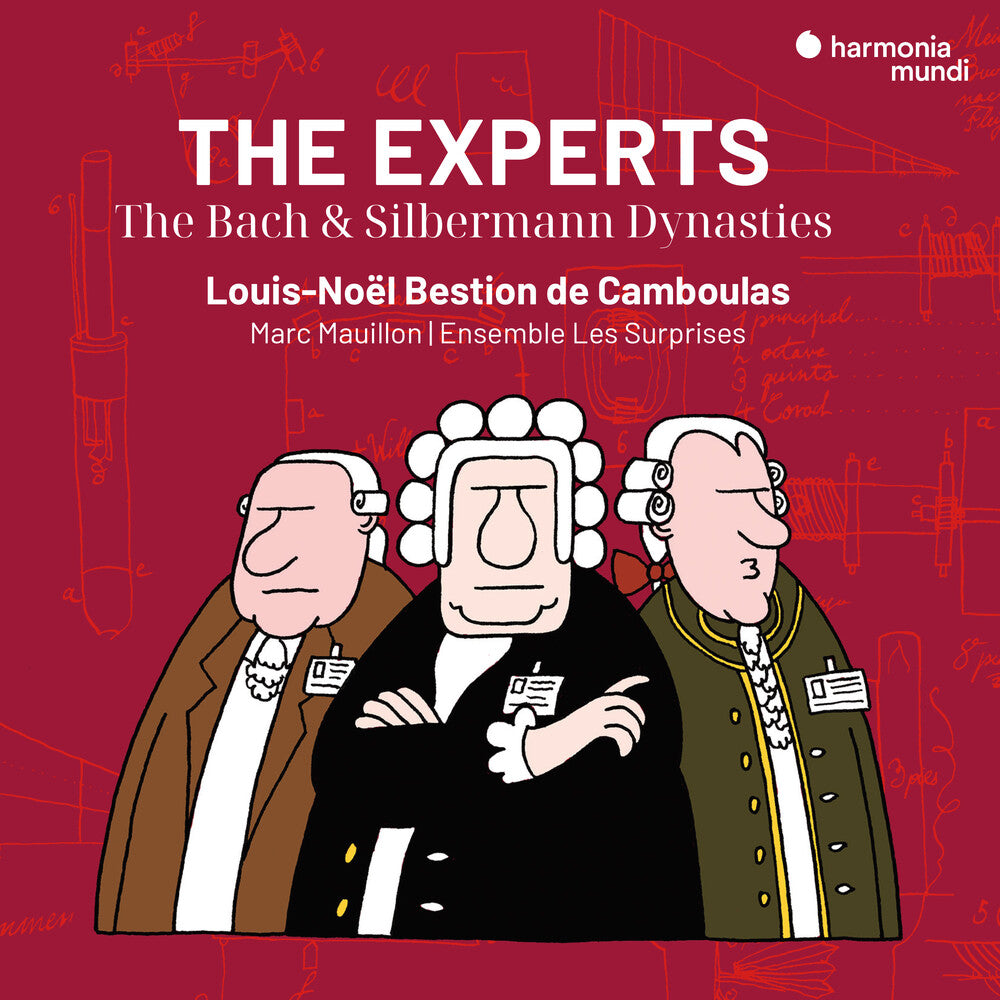 the album cover for Louis-Noel Bestion De Camboulas - Experts: The Bach & Silbermann Families