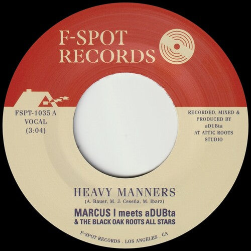 Marcus I Meets Adubta - Heavy Manners - Vinyl Record