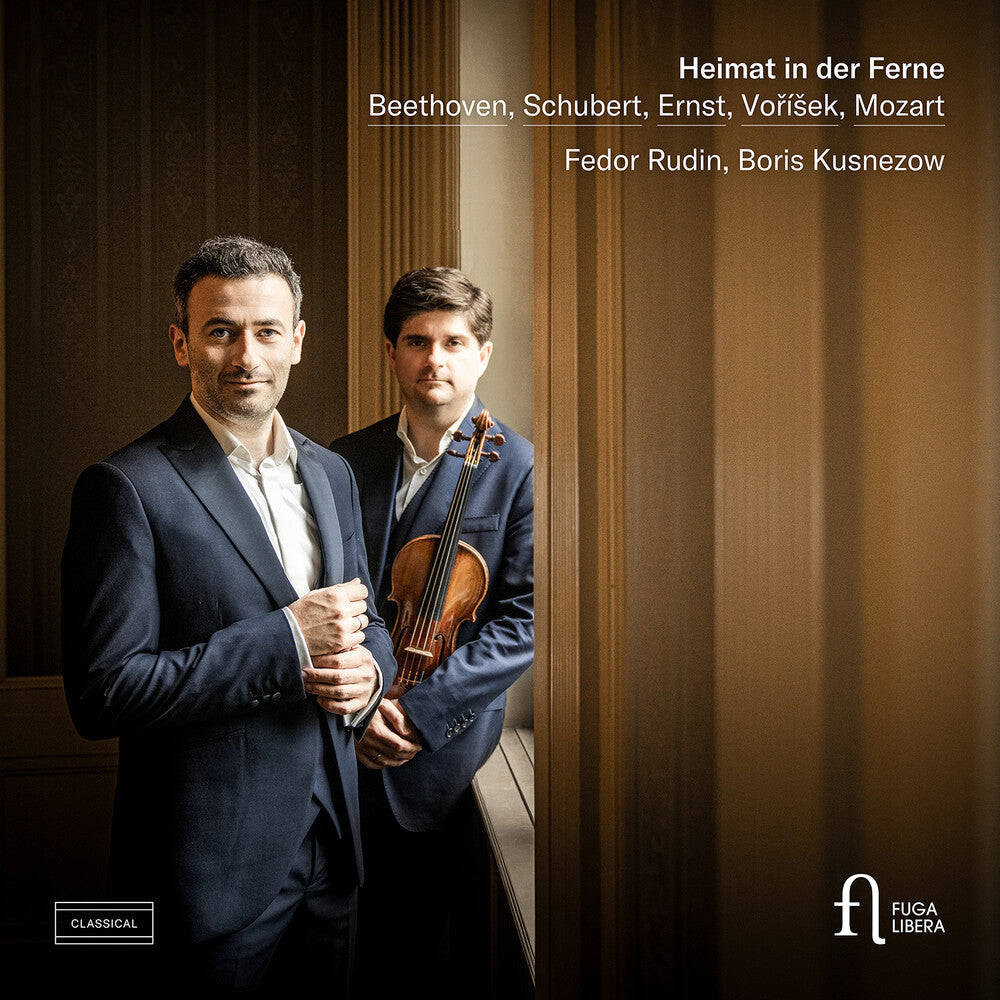 the album cover for L Beethoven .V. / Schubert / Kusnezow / Rudin - Heimat In Der Ferne
