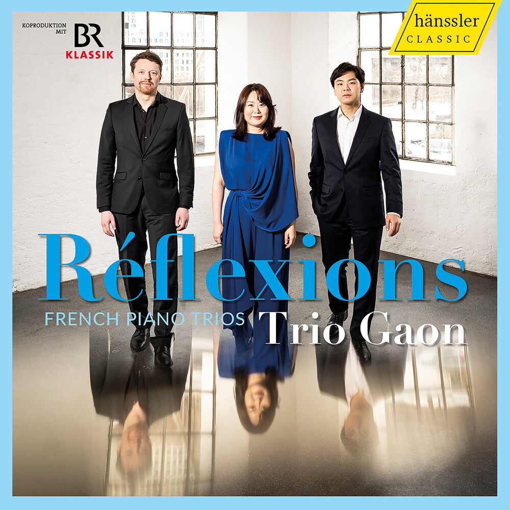 the album cover for Boulanger / Debussy / Lutzker - Reflexions - French Piano Trios
