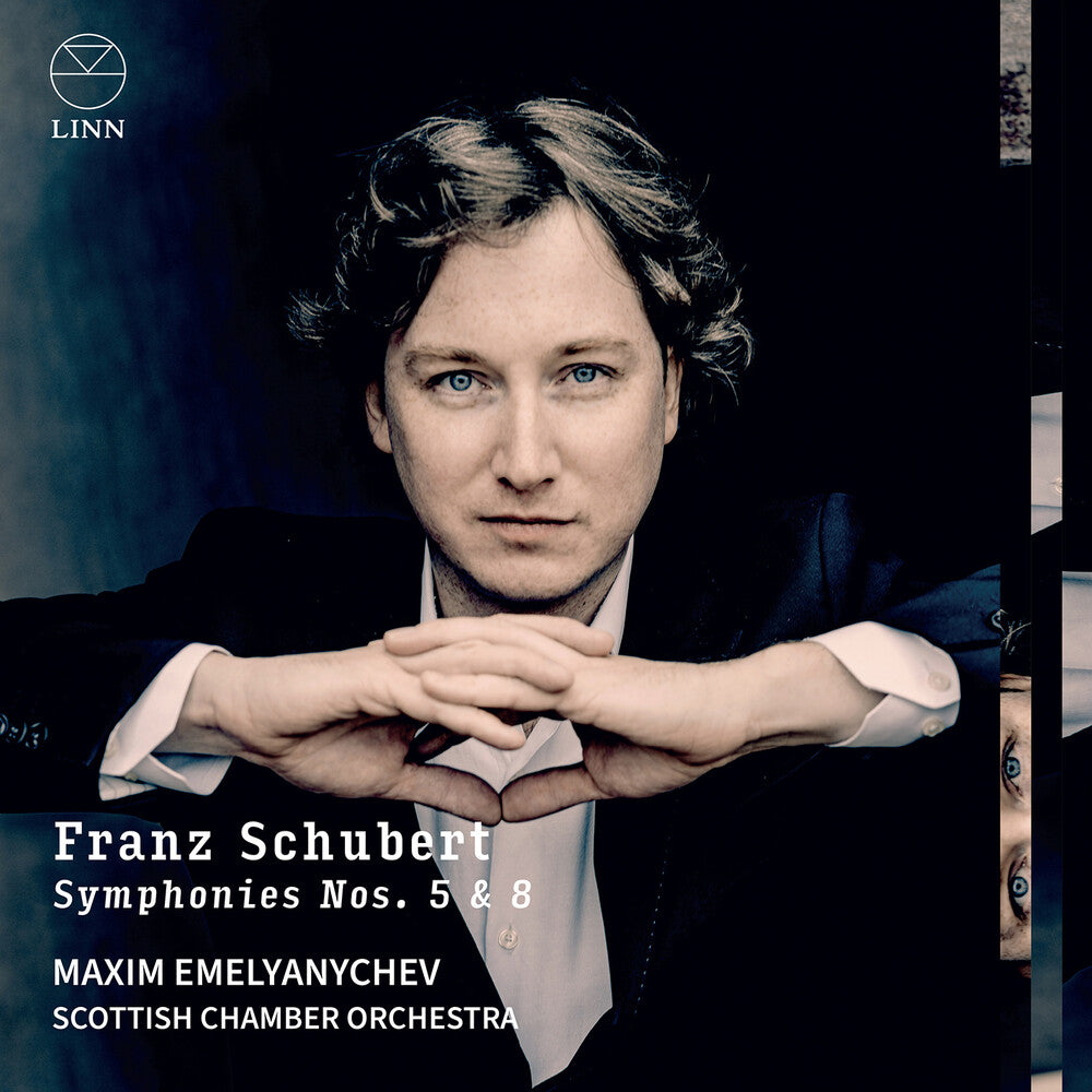 the album cover for Schubert / Emelyanychev / Scottish Chamber Orch - Symphonies Nos. 5 & 8