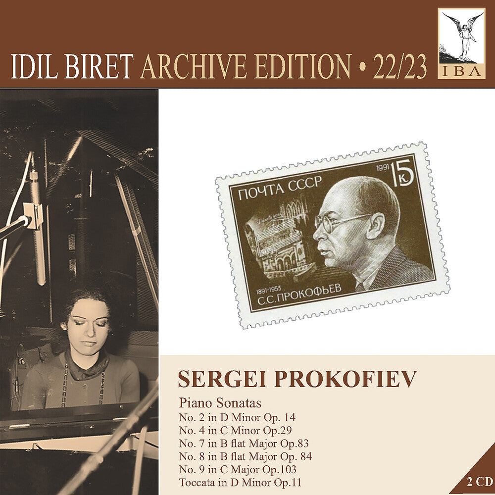 the album cover for Prokofiev / Biret - Sonatas & Toccata - Idil Biret Archive Edition