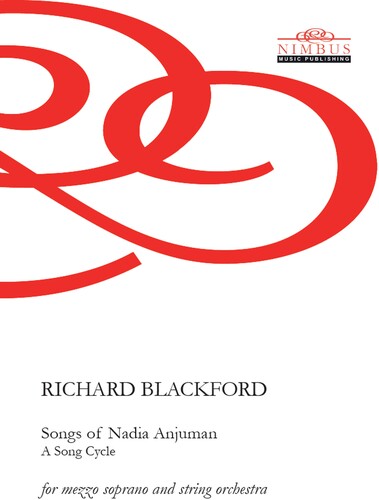 Blackford,richard - Nadia Anjuman Songs For Mezzo Soprano Full Score - Special Products