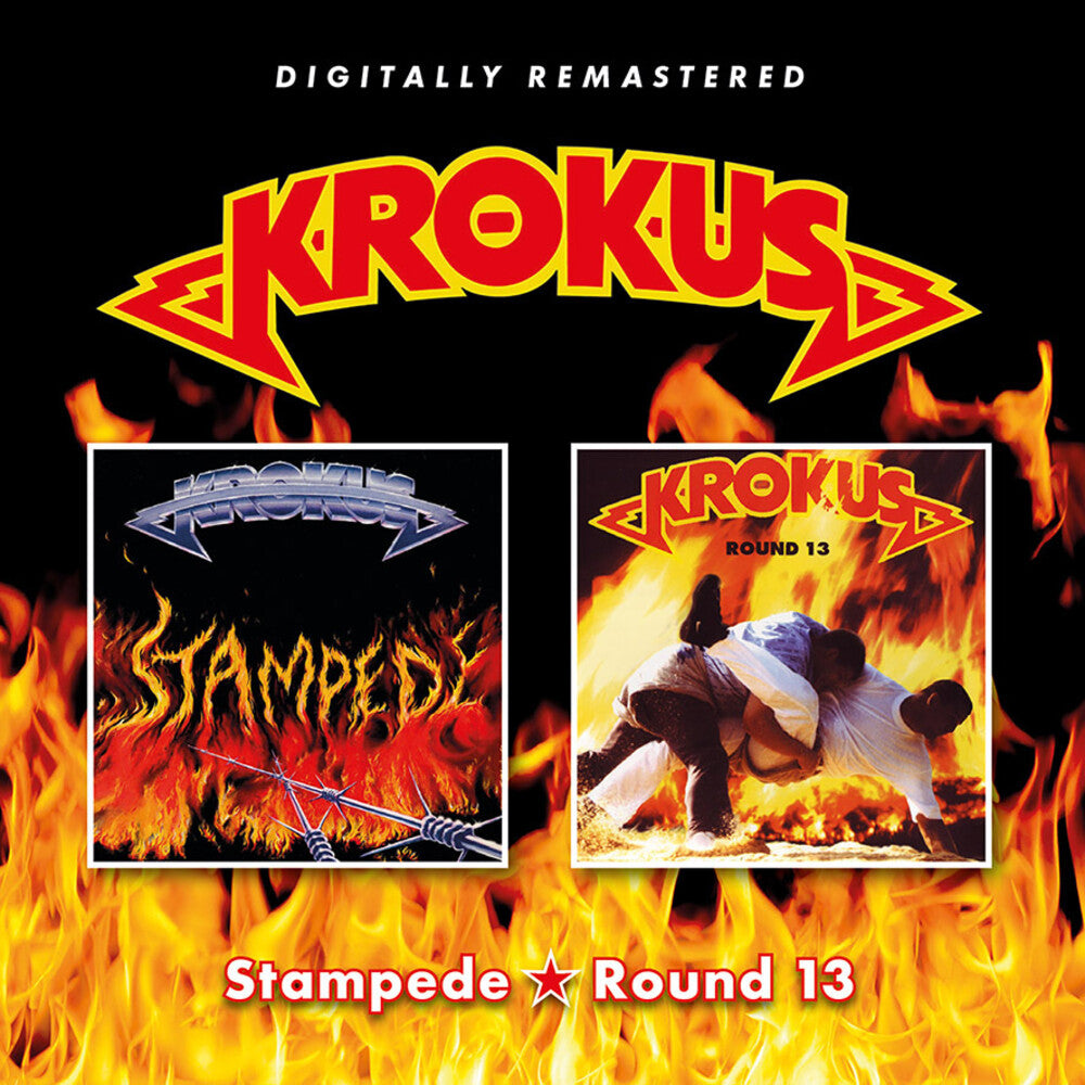 the album cover for Krokus - Stampede / Round 13 (Uk)