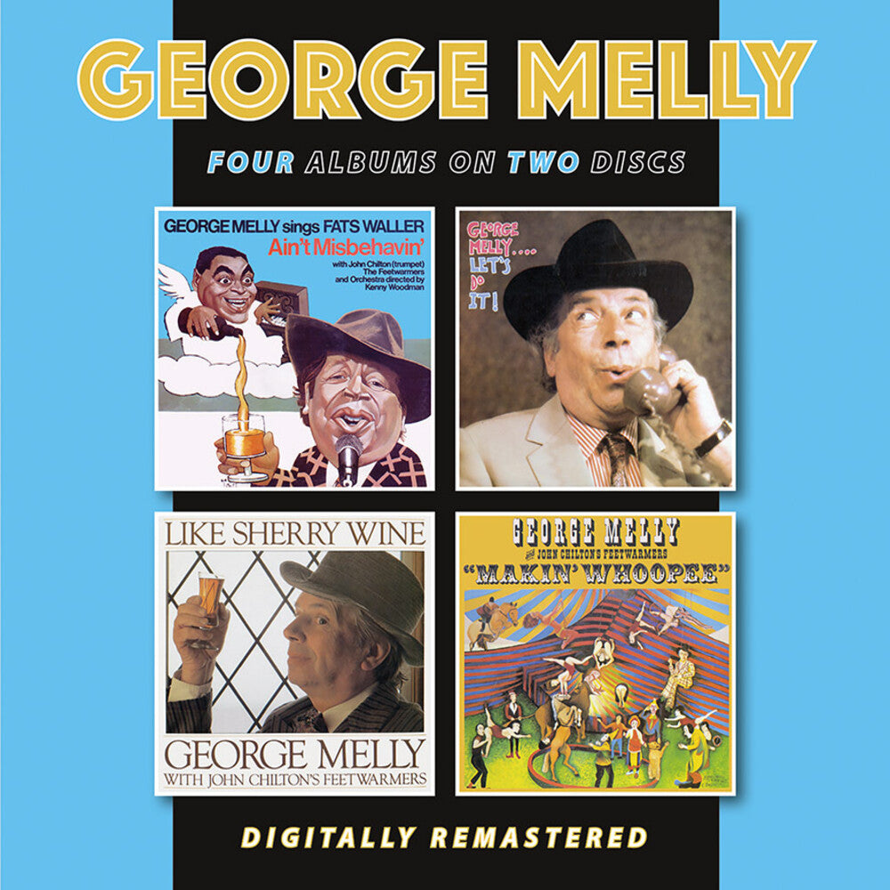 the album cover for George Melly - Sings Fats Waller: Ain't Misbehavin / Let's Do It