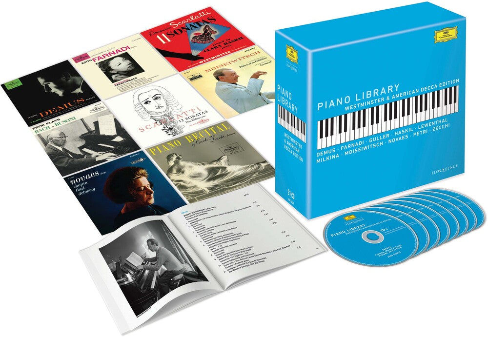 the album cover for Piano Library: Westminster Edition / Various (Box) - Piano Library: Westminster Edition / Various (Box)