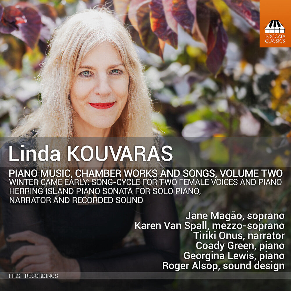 the album cover for Kouvaras / Lewis / Alsop / Onus - Piano Music Chamber Works & Songs Vol. 2