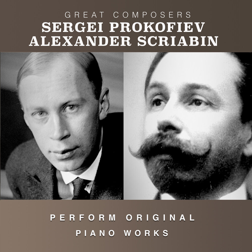 the album cover for Prokofiev, Sergei / Scriabin, Alexander - The Condon Collection: Masters of The Piano Roll