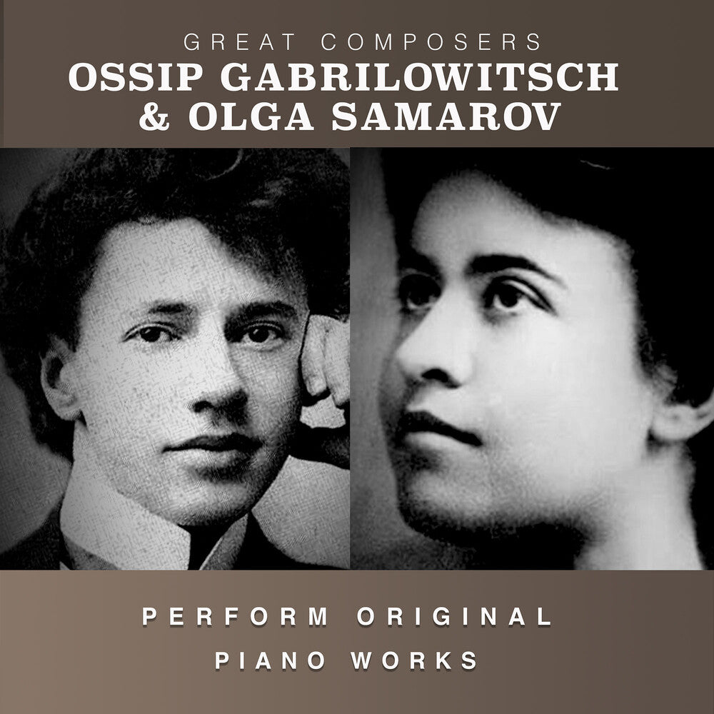 the album cover for Gabrilowitsch, Ossip / Samarov, Olga - The Condon Collection: Masters of The Piano Roll