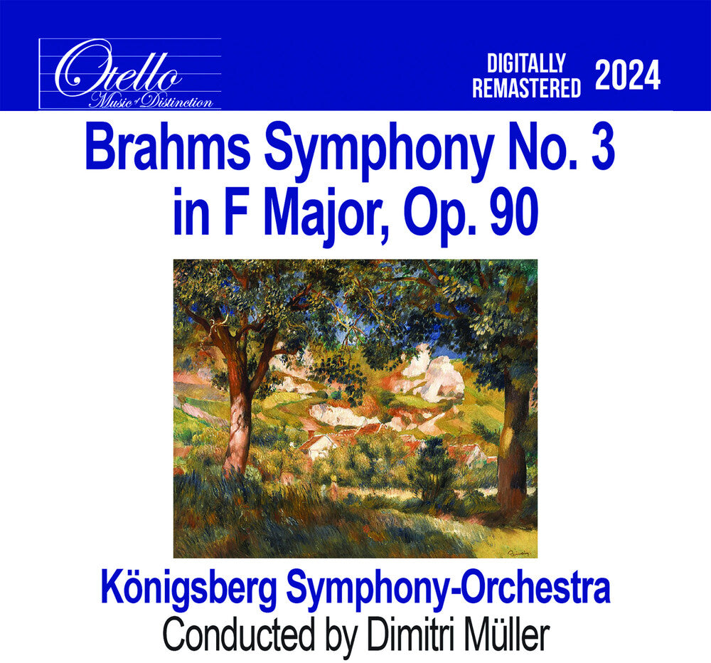 the album cover for Konigsberg Symphony Orchestra - Brahms - Symphony No. 3 In F Major Op. 90 (Mod)