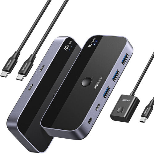 Ugreen Usb C Swi 4 Usb 3.2 Port 10gbps Kvm Switch - Ugreen Usb C Swi 4 Usb 3.2 Port 10gbps Kvm Switch - Computer Accessories