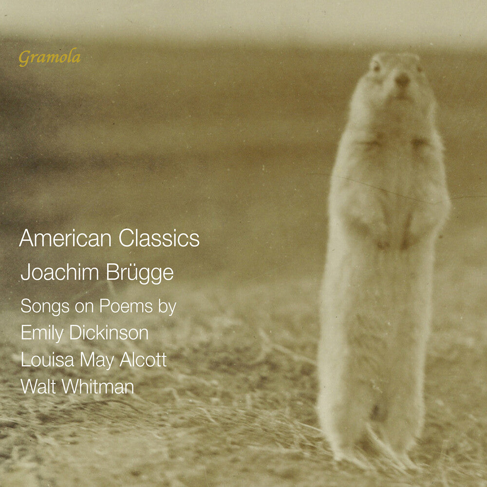 the album cover for Brugge / Loy / Kranjc / Dinglinger - American Classics - Songs on Poems By Emily