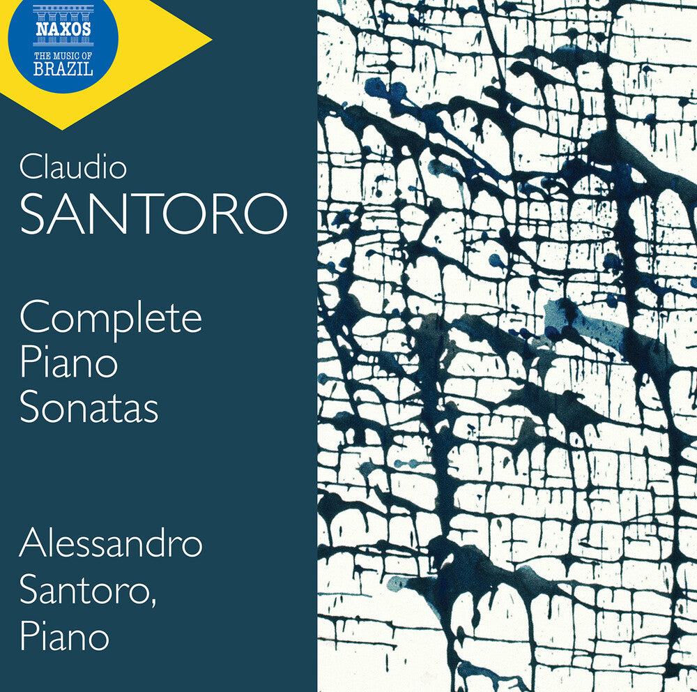the album cover for Claudio Santoro & Alessandro - Complete Piano Sonatas