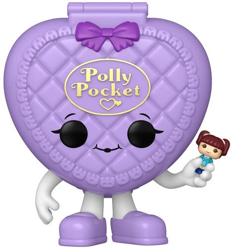 Pop Mattel Capsule Polly Pocket - Pop Mattel Capsule Polly Pocket Heart Shell Purple - Collectibles