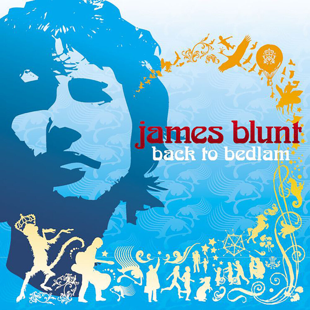 the album cover for James Blunt - Back To Bedlam (Aus)