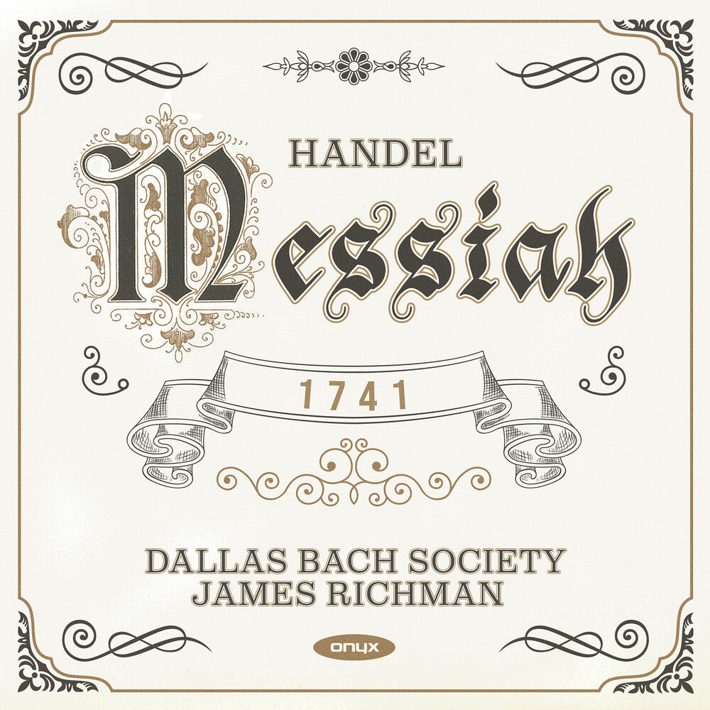 the album cover for Dallas Bach Society - Handel: Messiah