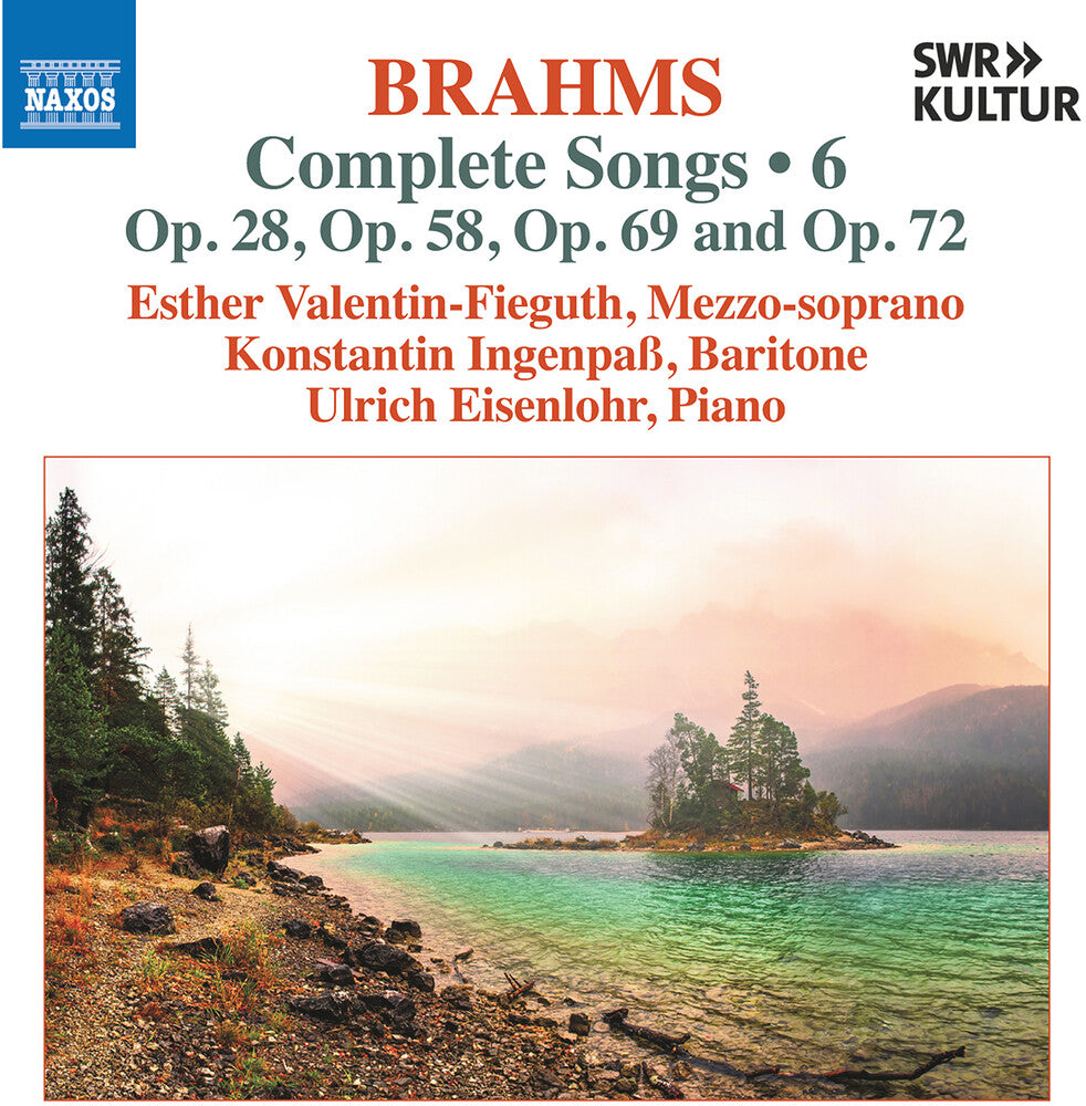the album cover for Brahms / Valentin-Fieguth / Ingenpass - Complete Songs Vol. 6