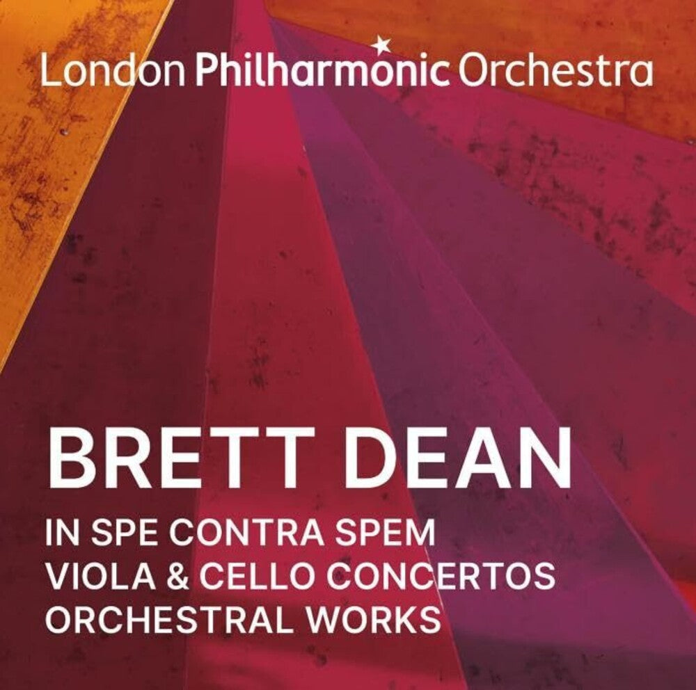 Brett Dean: In Spe Contra Spem Viola & Cello Music CD