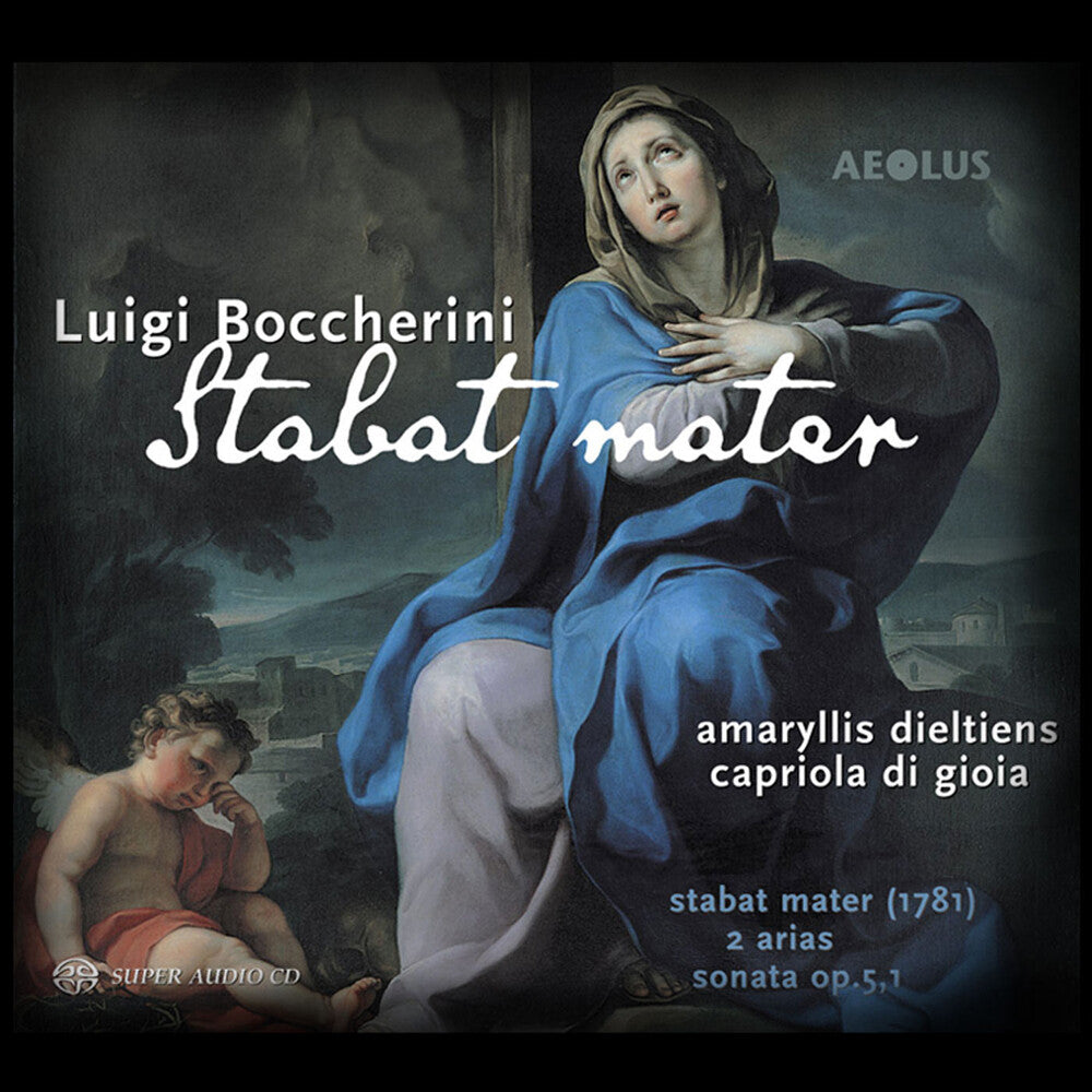 the album cover for Luigi Boccherini - Stabat Mater
