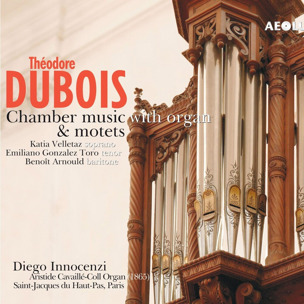 the album cover for Theodore Dubois - Musique De Chambre Avec Orgue Et Mo