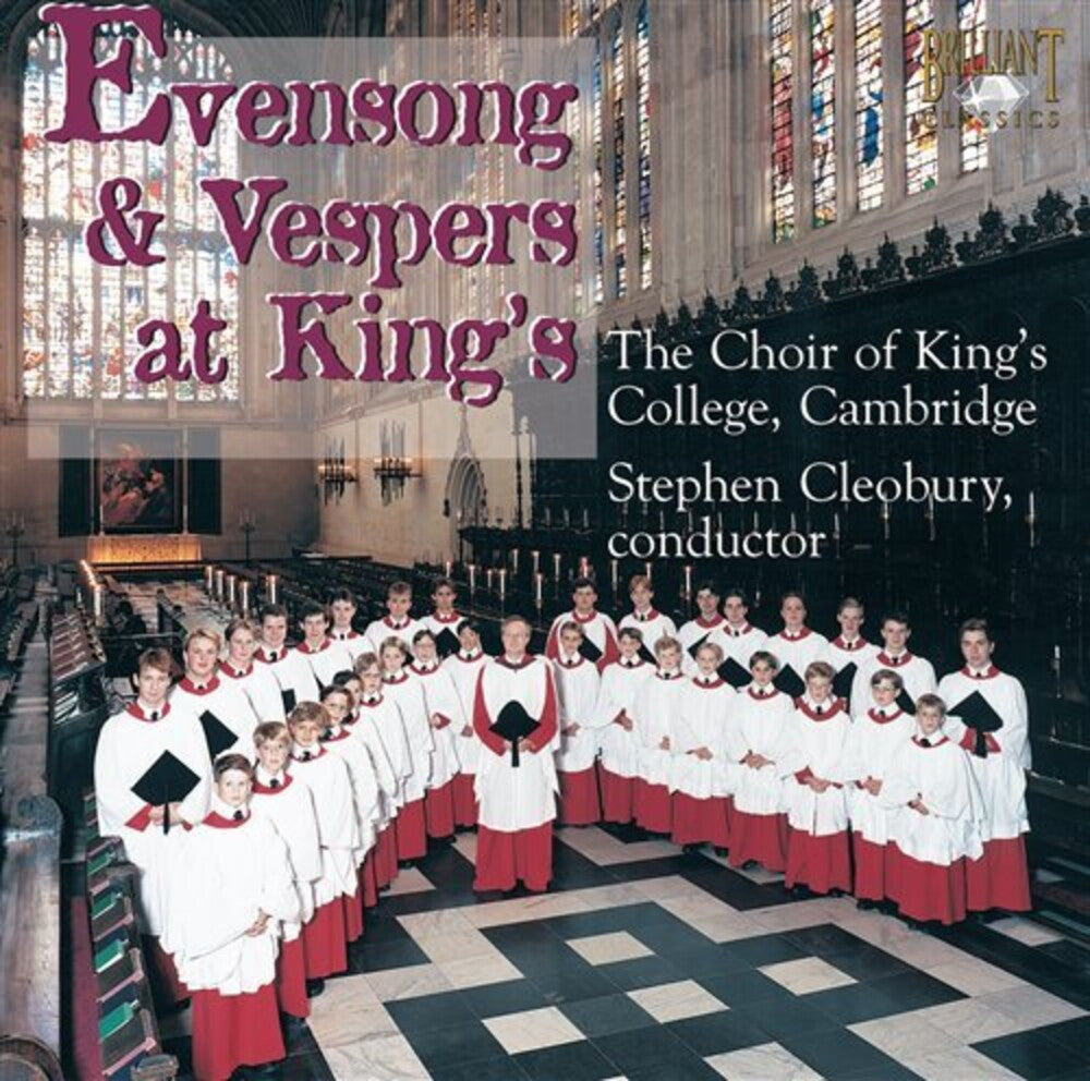 the album cover for Choir of King's College, Cambridge - Evensong & Vespers at Kings