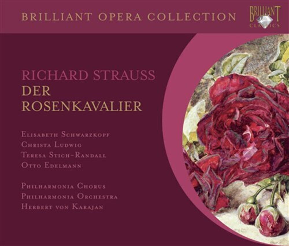 the album cover for Herbert Karajan Von & Schwarz - Der Rosenkavalier (Uk)
