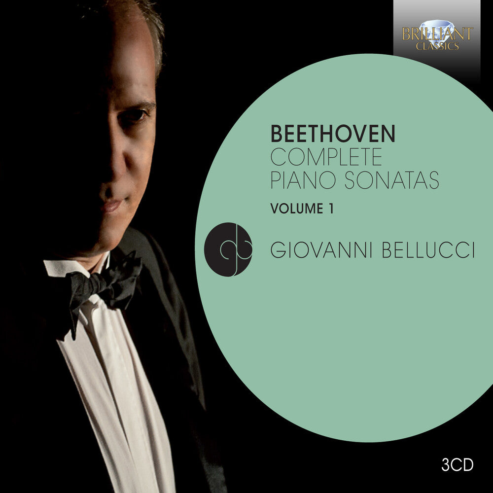 the album cover for Beethoven / Giovanni Bellucci - Beethoven: Complete Piano Sonatas 1