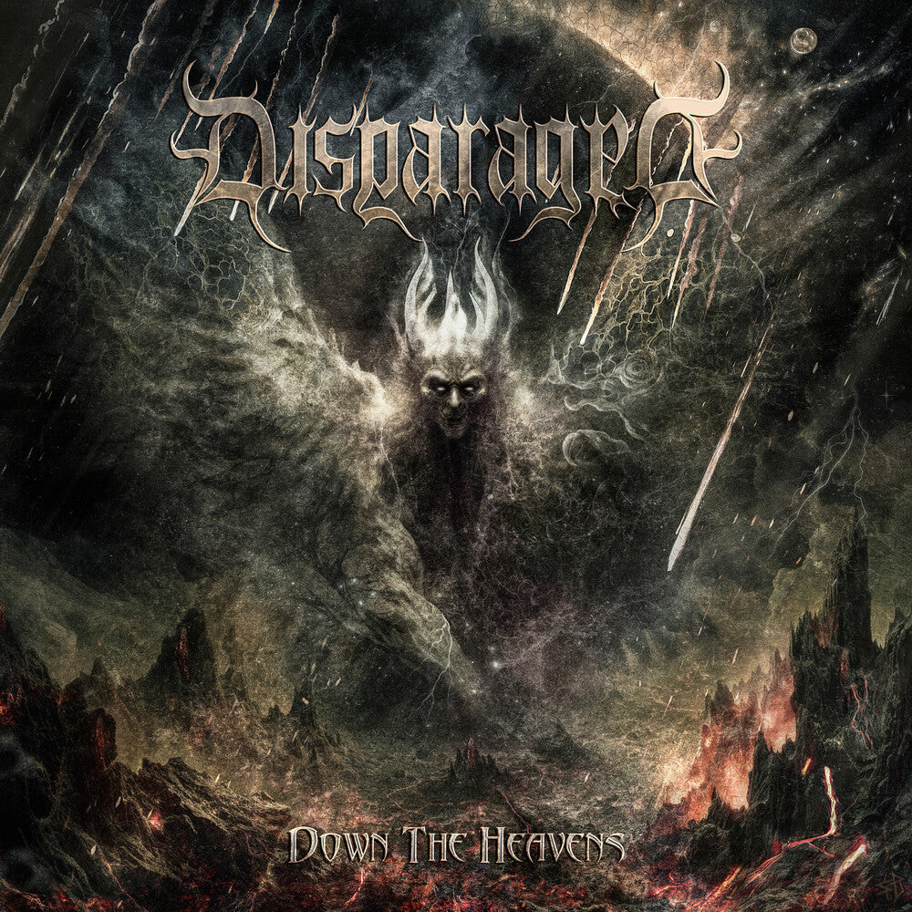 the album cover for Disparaged - Down The Heavens