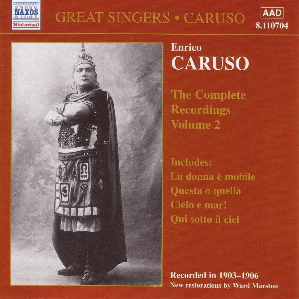 the album cover for Enrico Caruso - Caruso: Complete Recordings, Volume 2