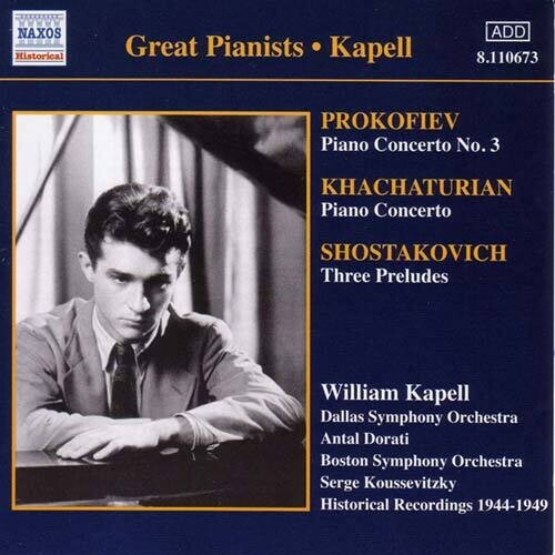 Kapell - Piano Concerto No. 3 In C Major*op - Music CD