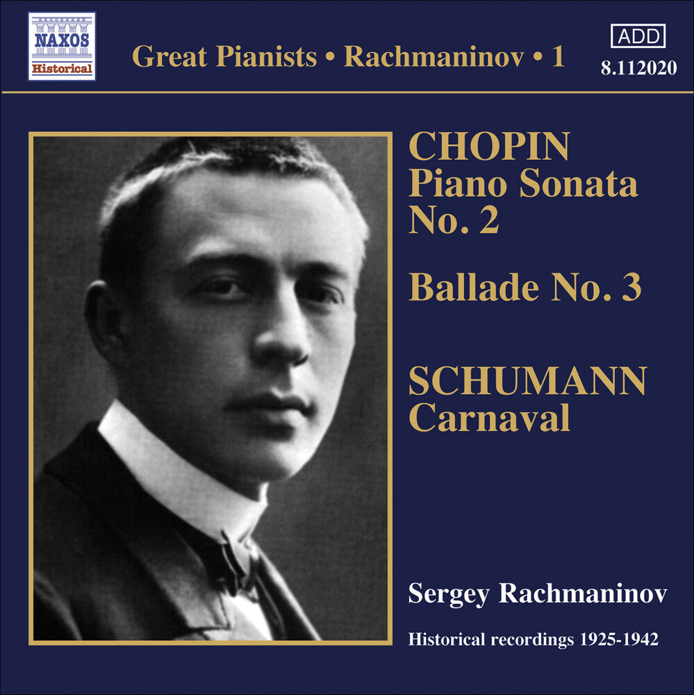 the album cover for SERGE RACHMANINOV - Les Enregistrements Pour Piano Seul
