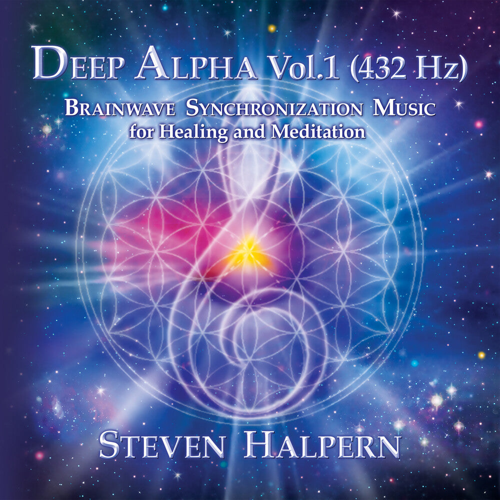 the album cover for Steve Halpern - Deep Alpha Vol. 1 (432 Hz)