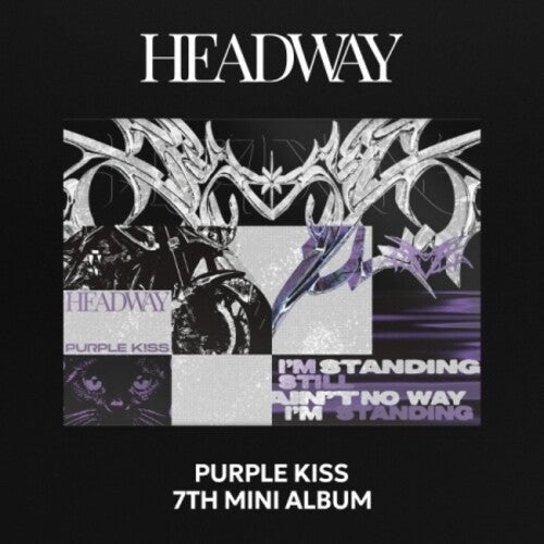 Purple Kiss - Headway - incl. 96pg Photobook, Envelope, 2 Stickers, Postcard, Unit Bookmark, Polaroid, Lyrics Poster + 2 Photocards Music CD