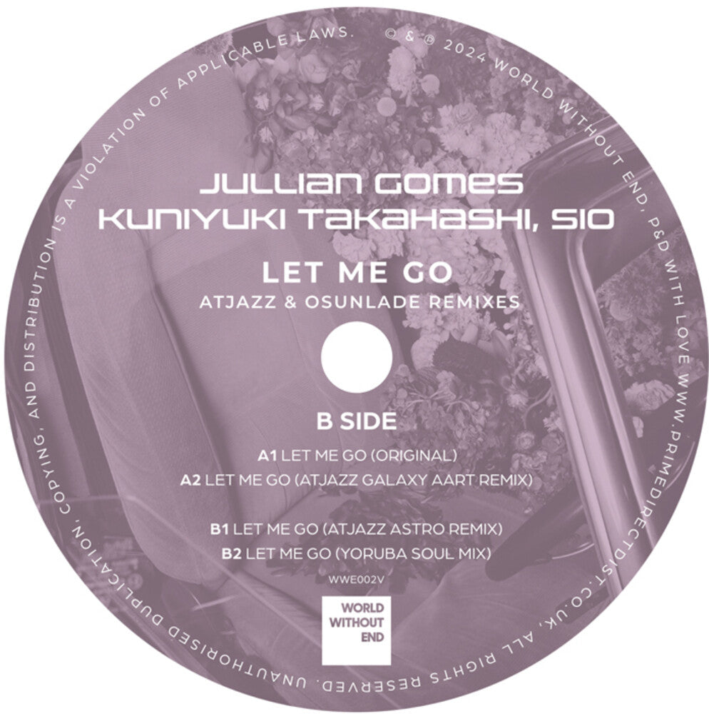 the album cover for Jullian Gomes / Takahashi,Kuniyuki - Let Me Go (Remixes)
